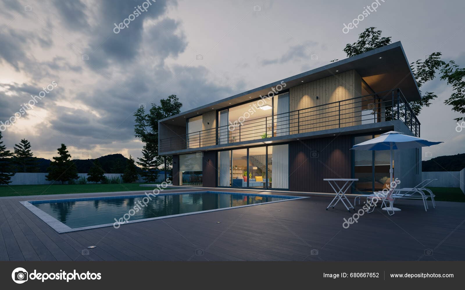 Elegant real estate interior